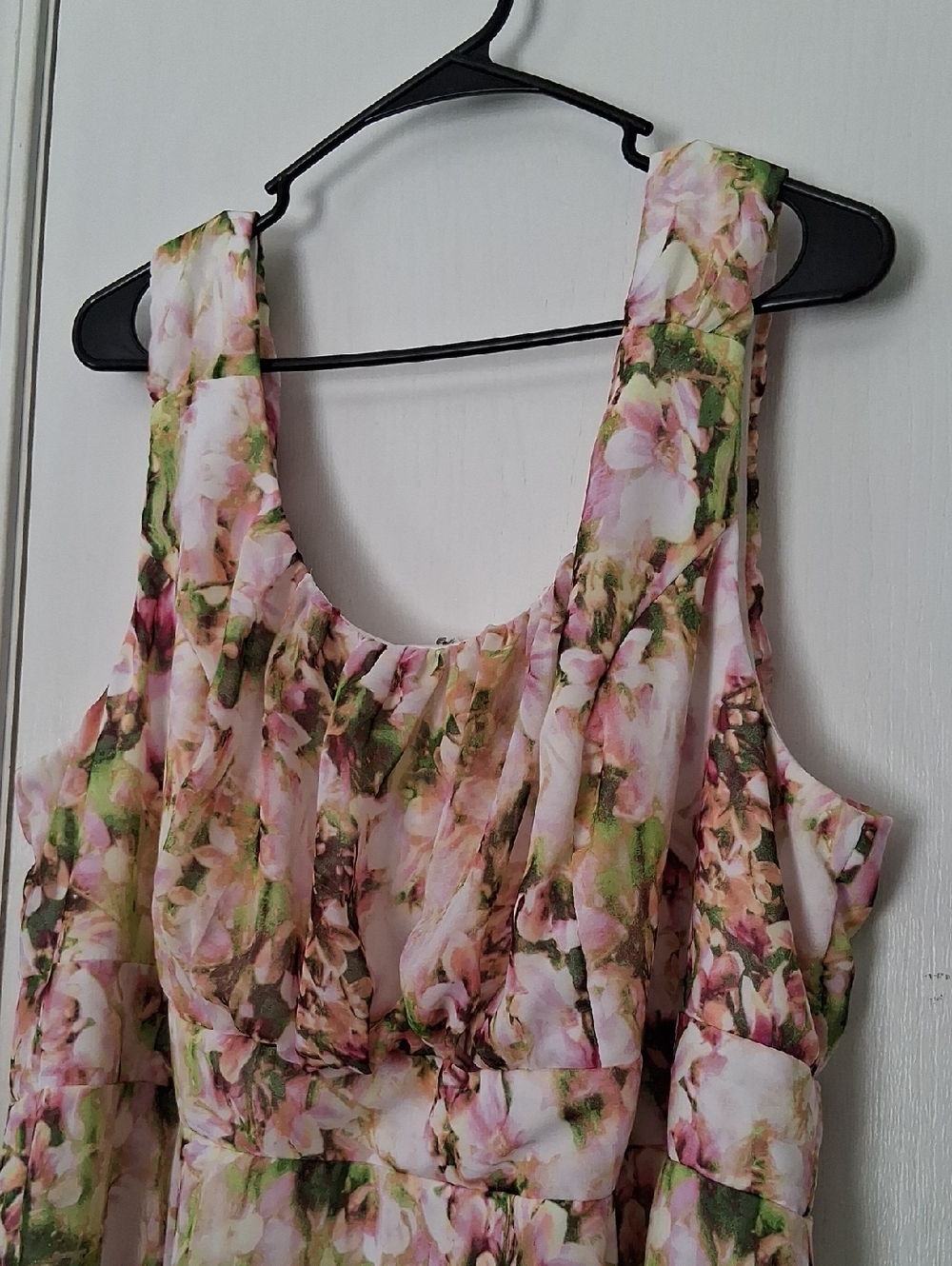 Signature Ella Multicolor Floral Watercolor Floaty Wedding Season Midi Dress 22W - Picture 3 of 11